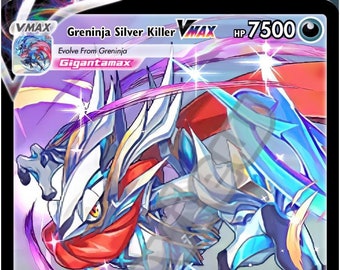 Greninja Vmax gx ex Vstar Ash Ketchum Gx pokemon card