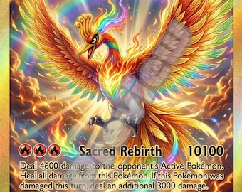 HO-OH VMAX Pokemon Card