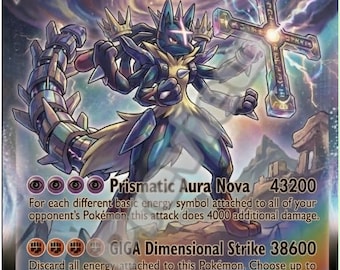 Lucario gx gmax vmax gigantamax ex pokemon card