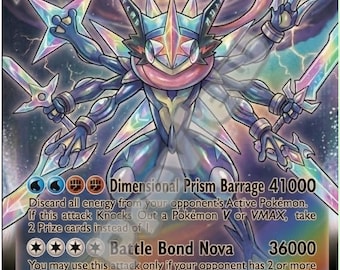 Greninja VMAX gx ex pokemon card