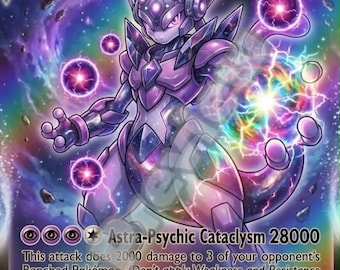 Mewtwo VMAX Gx Pokemon Card