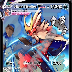 Ghost Blaziken VMAX pokemon card