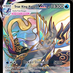 Carte Pokémon VMAX Vrai Roi Kyogre