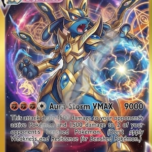 M Lucario Gx Card - Etsy M Lucario Gx Card - Etsy