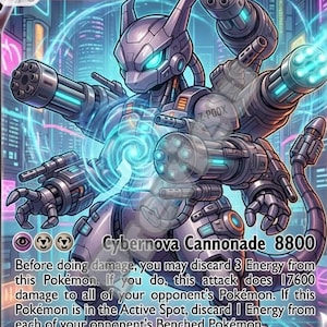cyber mewtwo pokemon card Amazon.com: Pokemon - Mewtwo ex 058/182 - Paradox Rift - Tera Double Rare main image 1