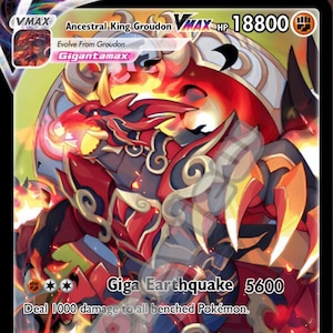 Carte Pokémon VMAX Roi Ancestral Groudon
