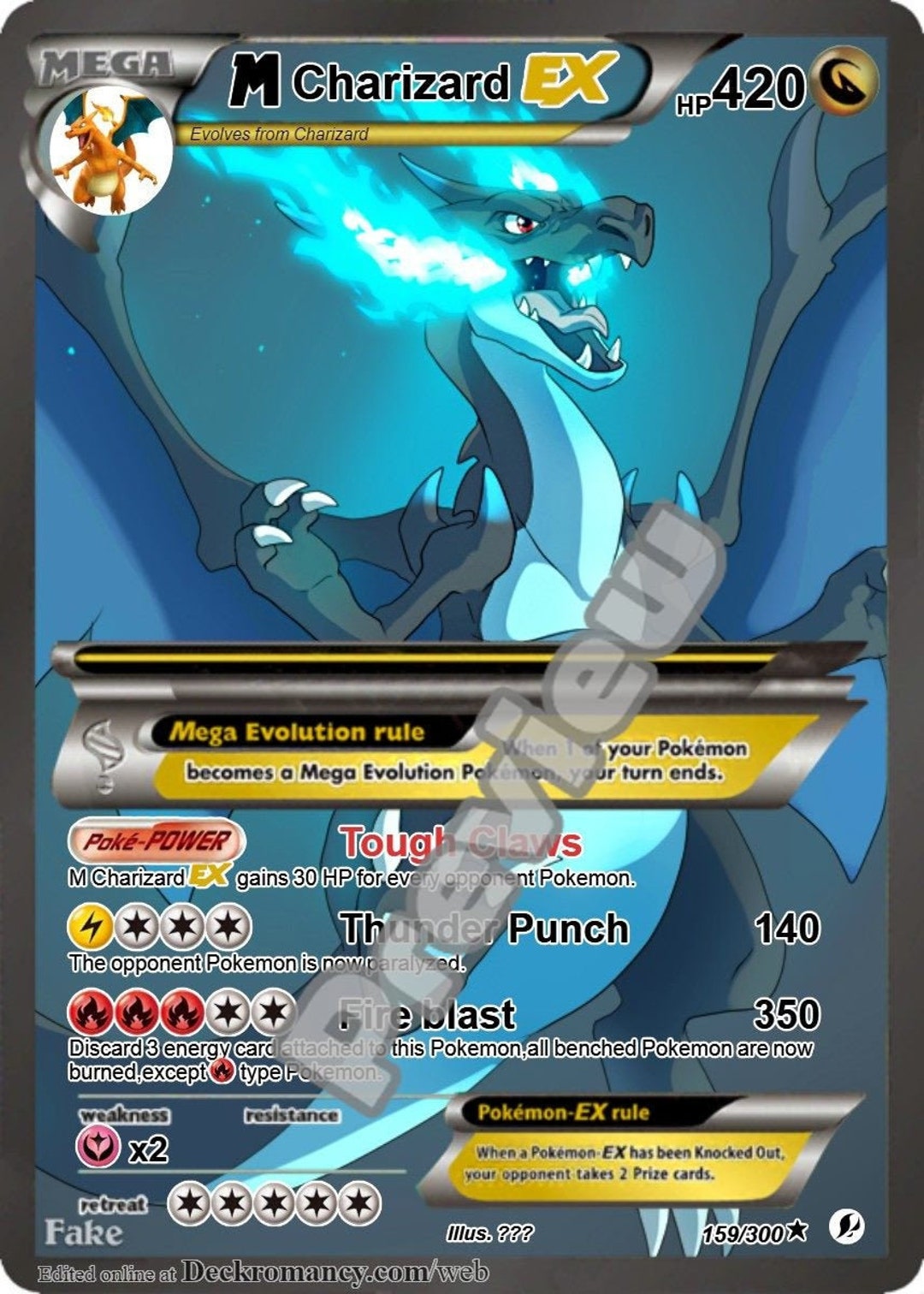 Carta Pokémon Mega Charizard X Em Português