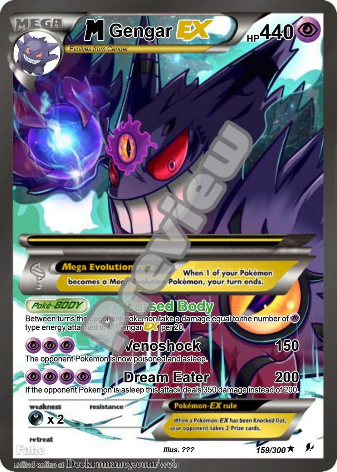 Mega-Gengar-pokemon-wallpaper  Pokemon cards, Cool pokemon cards, Rare  pokemon cards