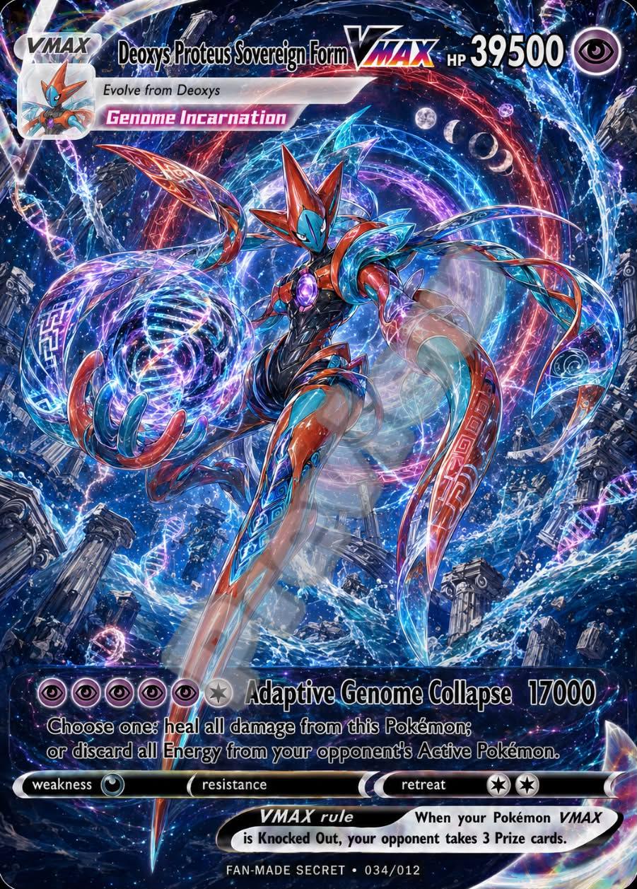 Deoxys Vmax - Etsy