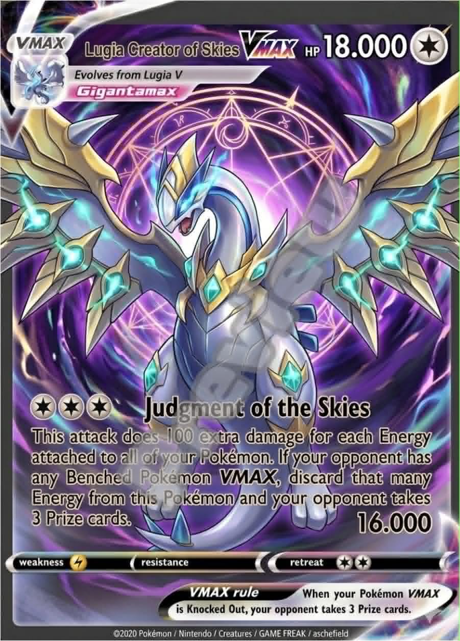 Shadow Lugia Card - Etsy