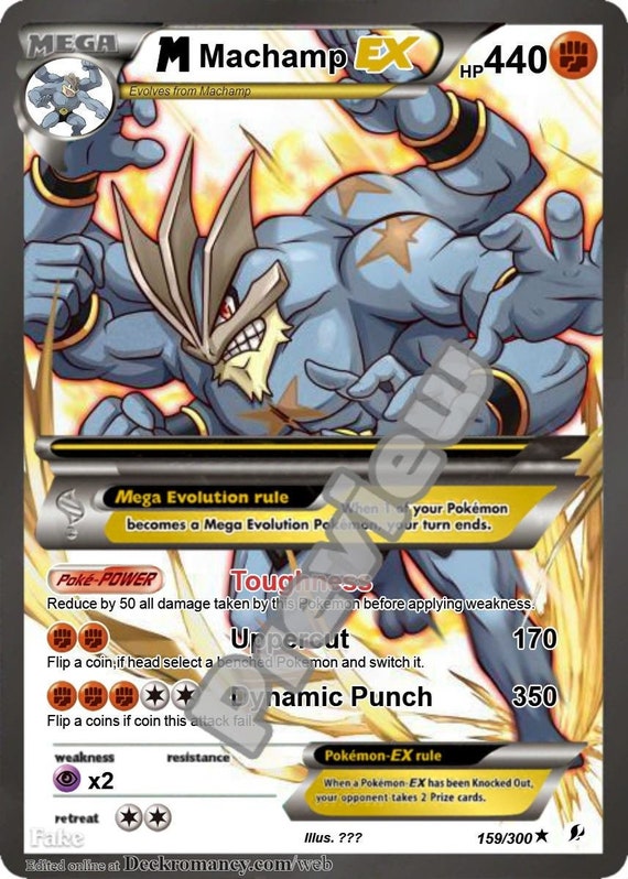 Carte pokemon M Machamp Ex gx