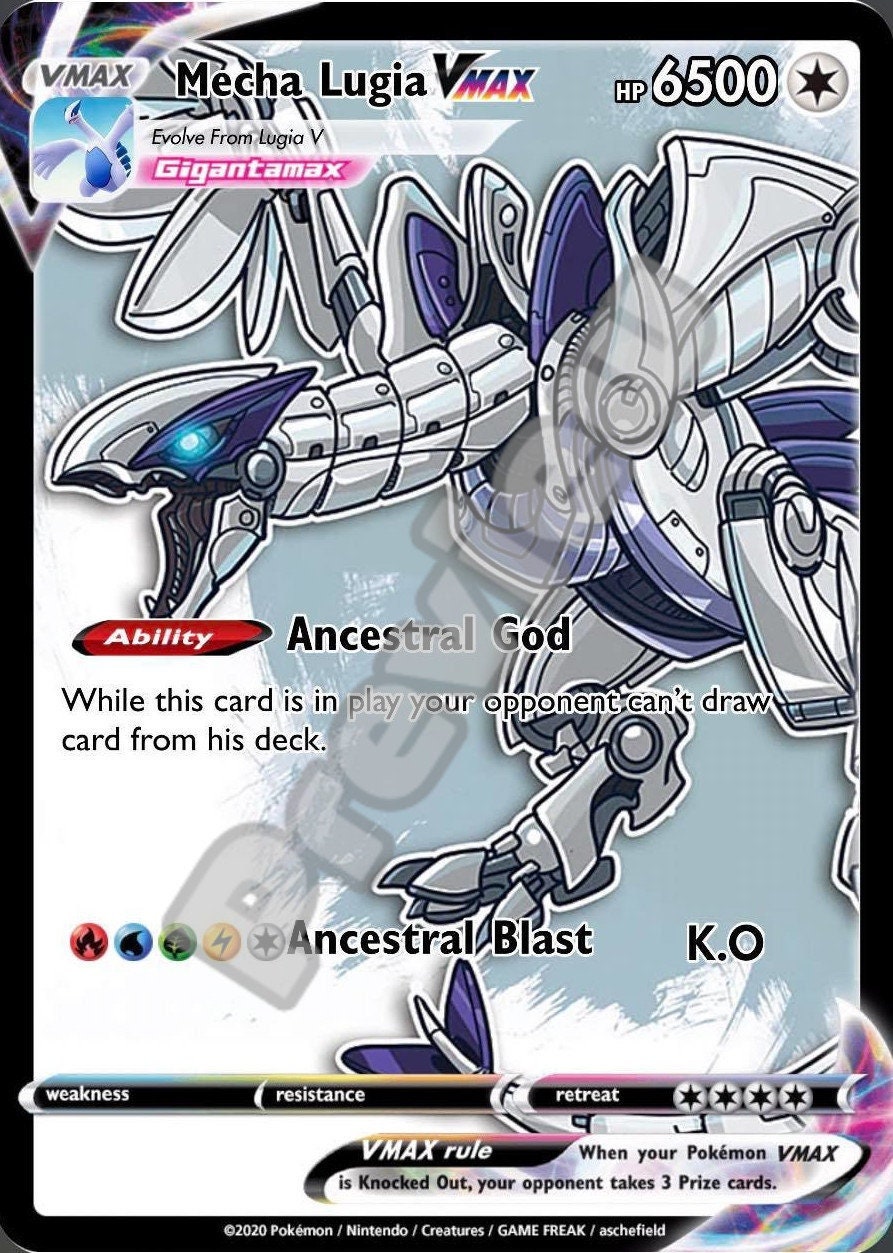 lugia pokemon card ex