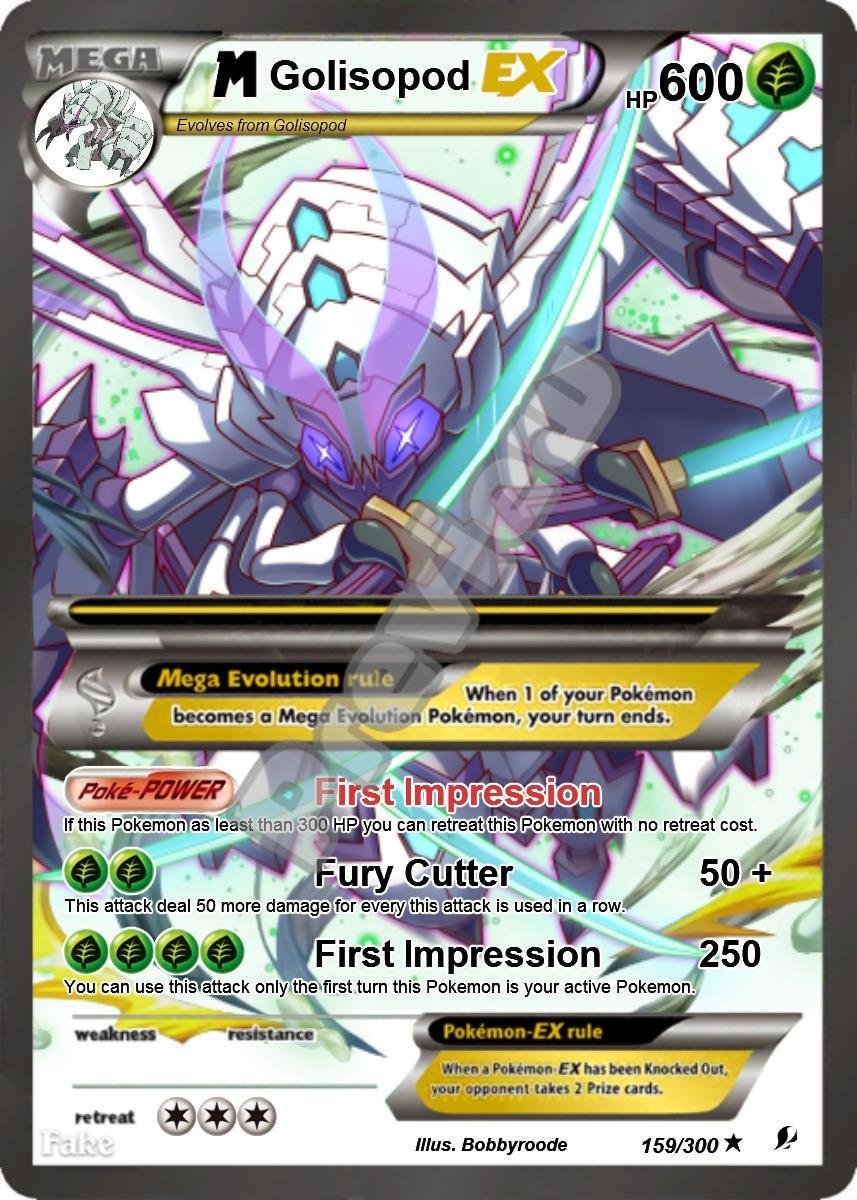 M Golisopod Ex Pokemon Card - Etsy UK