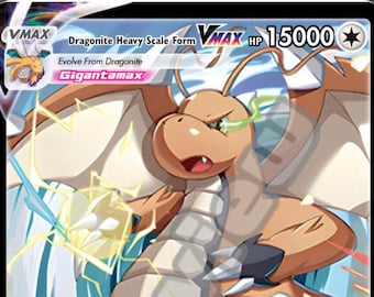 Dragonite Heavy Scale Form VMAX custom card