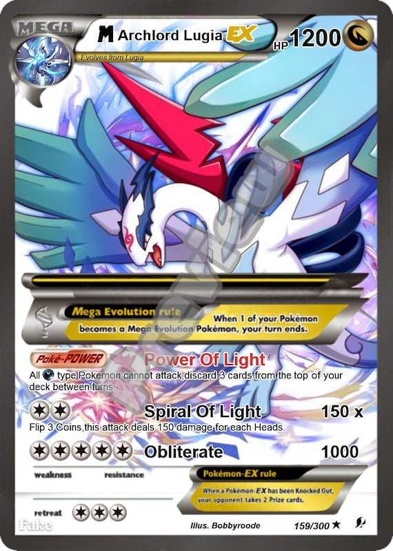 lugia pokemon card ex