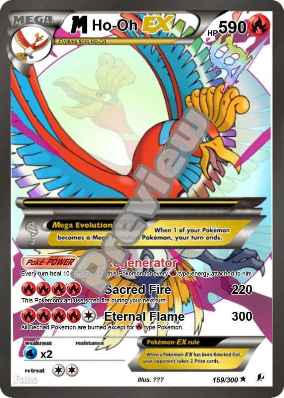 M HO-OH Ex pokemon card -  Portugal