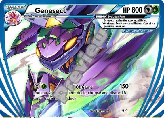 M Genesect EX pokemon card