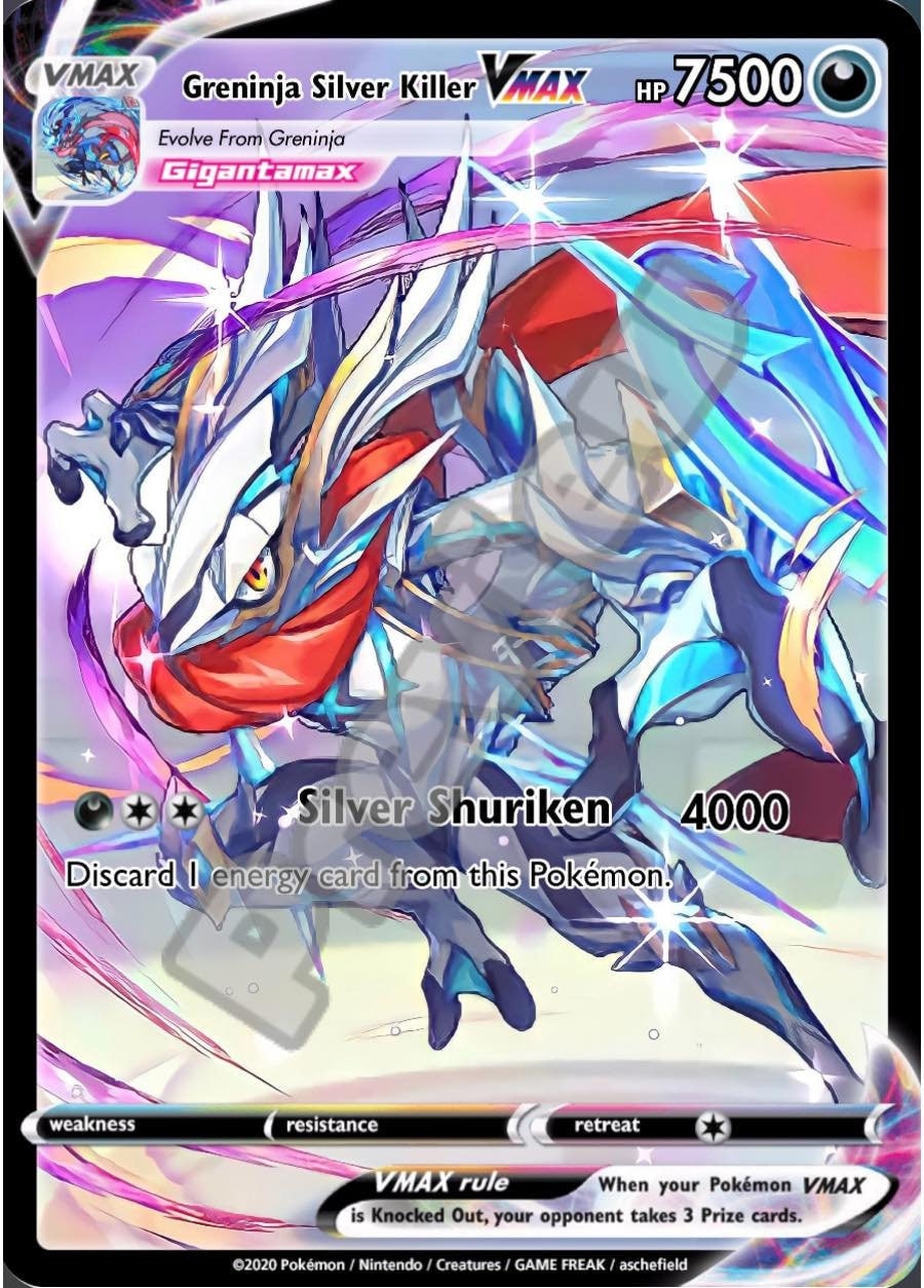 M Ash Greninja Gx Gmax Vmax Gigantamax Ex Pokemon Card | sdr.com.ec