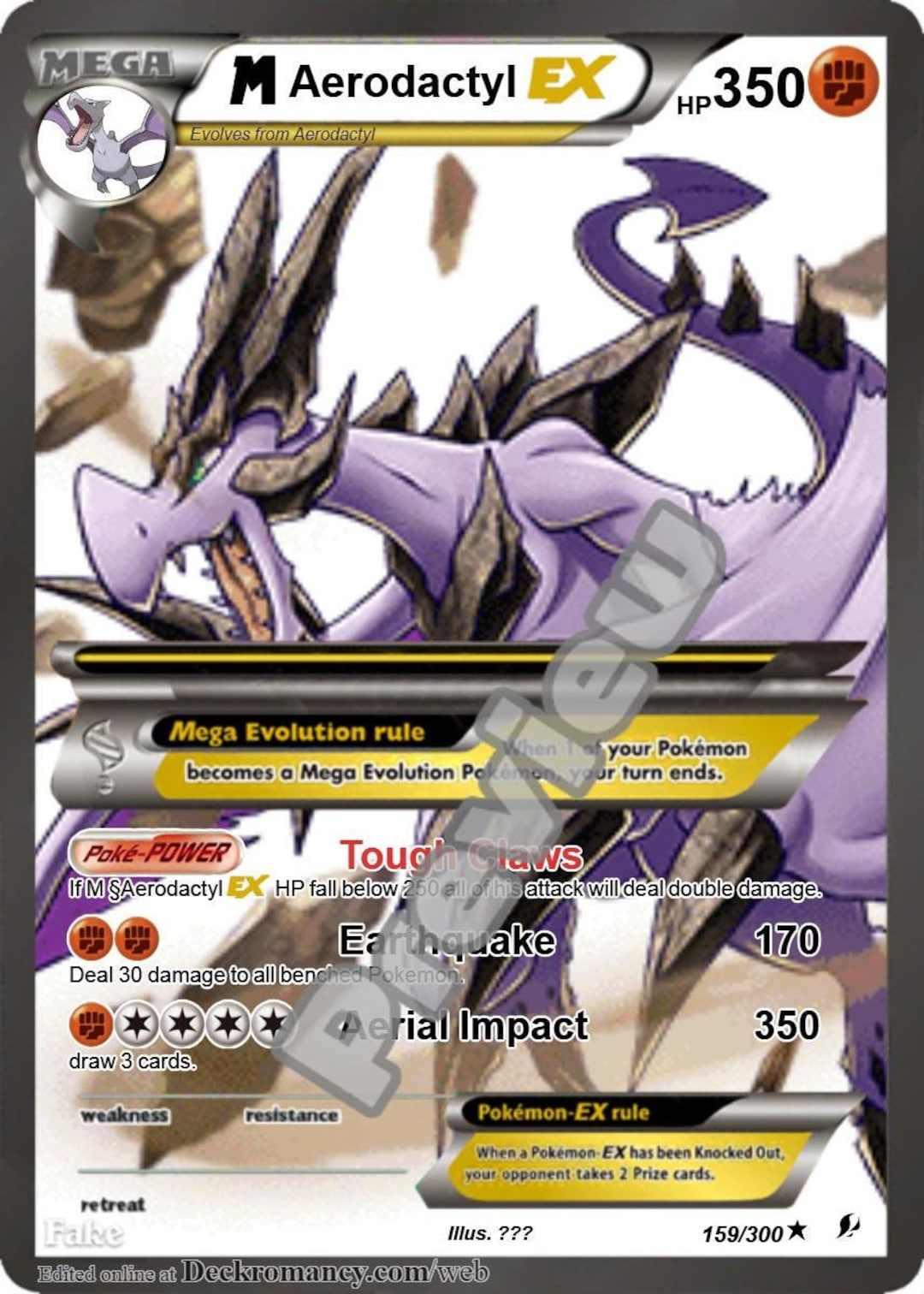 M Aerodactyl Ex Gx Pokemon Card - Etsy Sweden