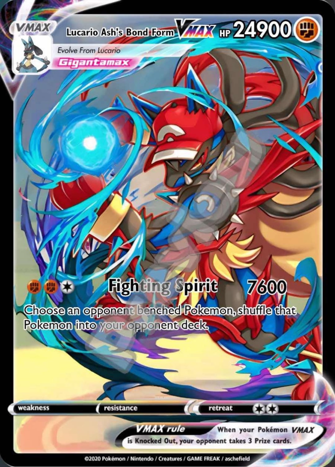 ルカリオGX GMAX VMAX キョダイマックス EX ポケモンカード