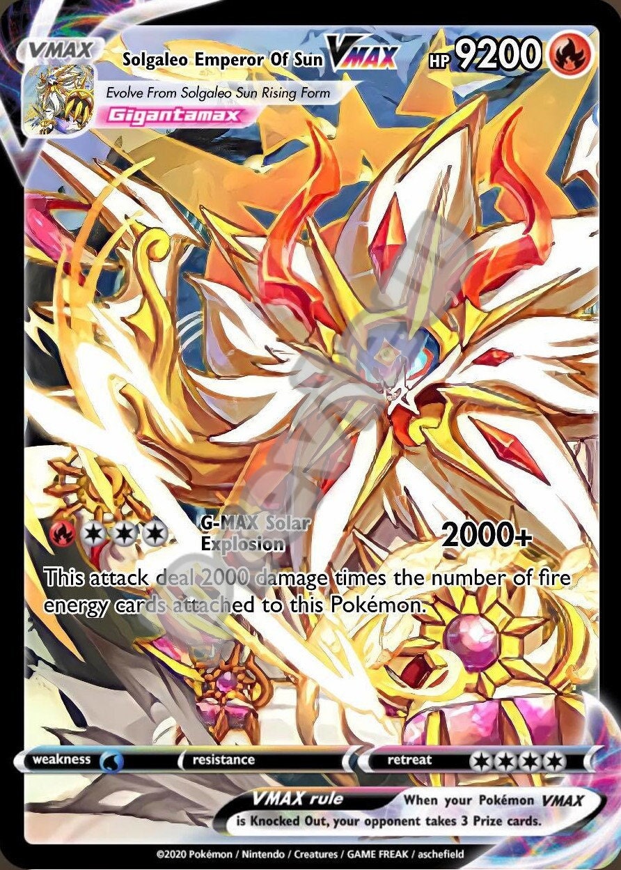 Solgaleo Sun Rising Form Vmax 