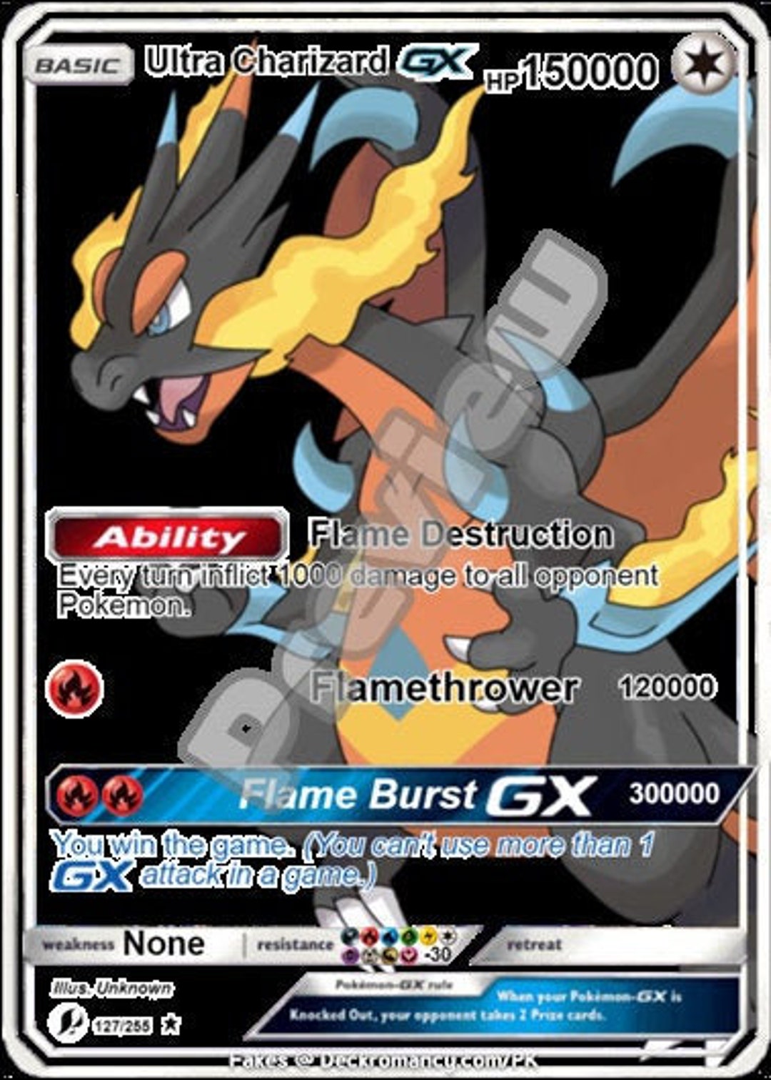 Kit 40 Cartas Pokemon Gx + Mega Charizard Ex