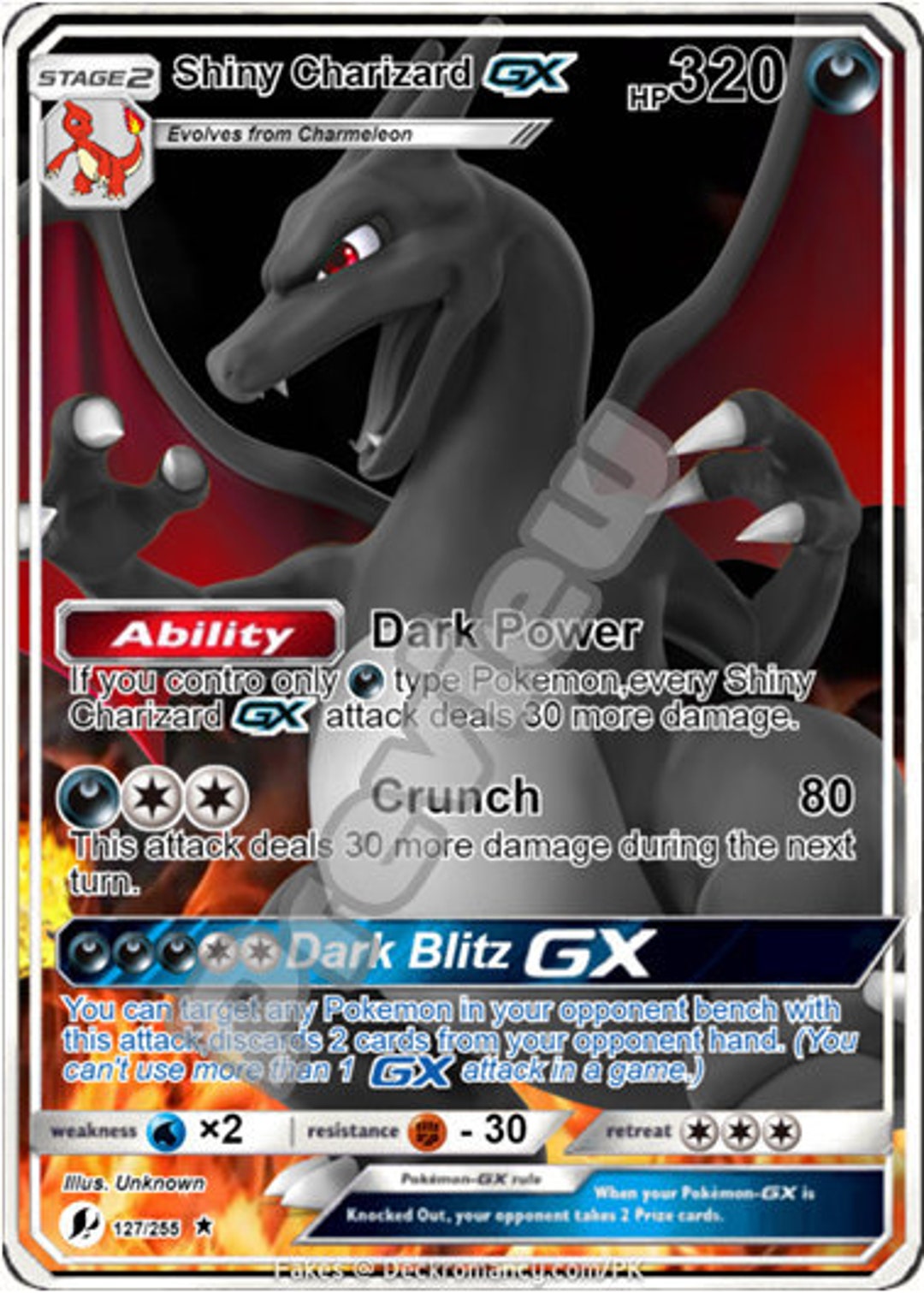 Shiny Charizard GX Pokemon Card -  Norway