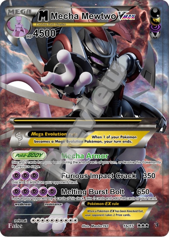 Mewtwo Dark Form VMAX pokemon card