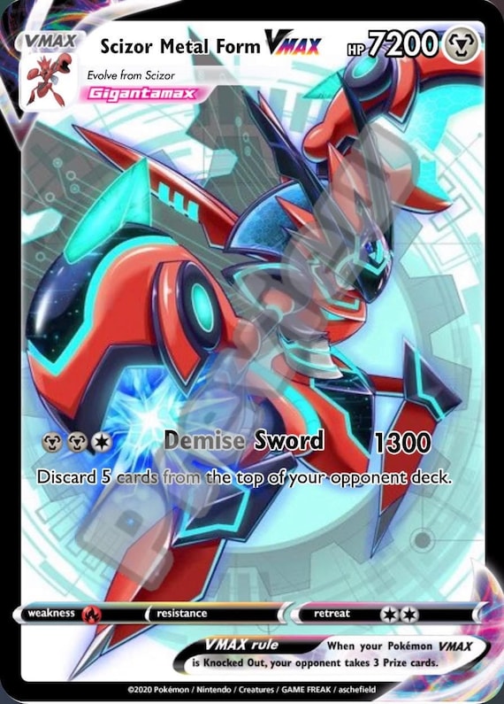 Scizor Metal Form VMAX pokemon card