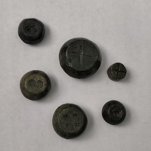 Ancient Byzantine Bronze Decorated Trade Weight Set /9th-11th Century ad/