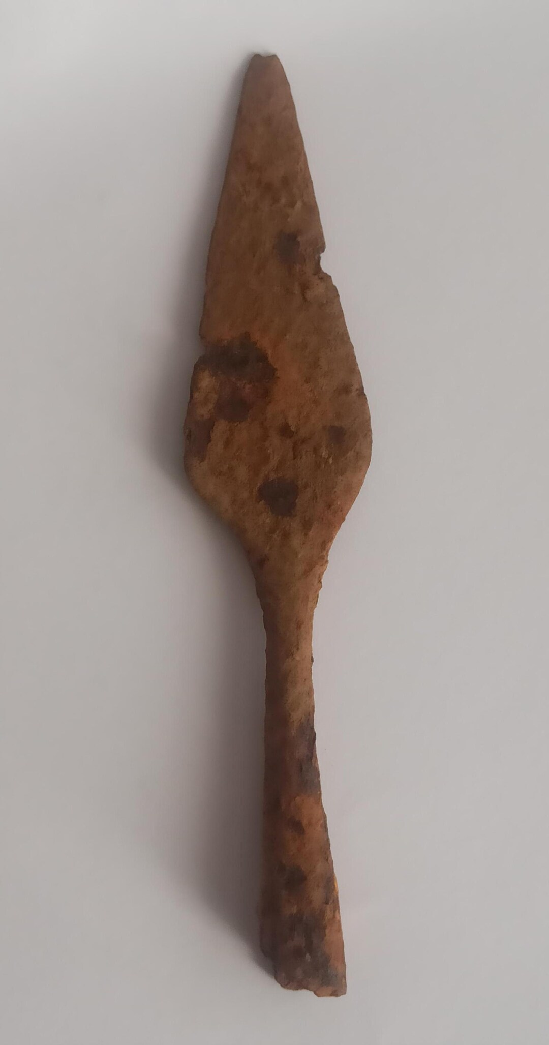 Ancient Roman Socketed Iron Leaf-shaped Arrowhead 200-300 Ad. War Relic ...