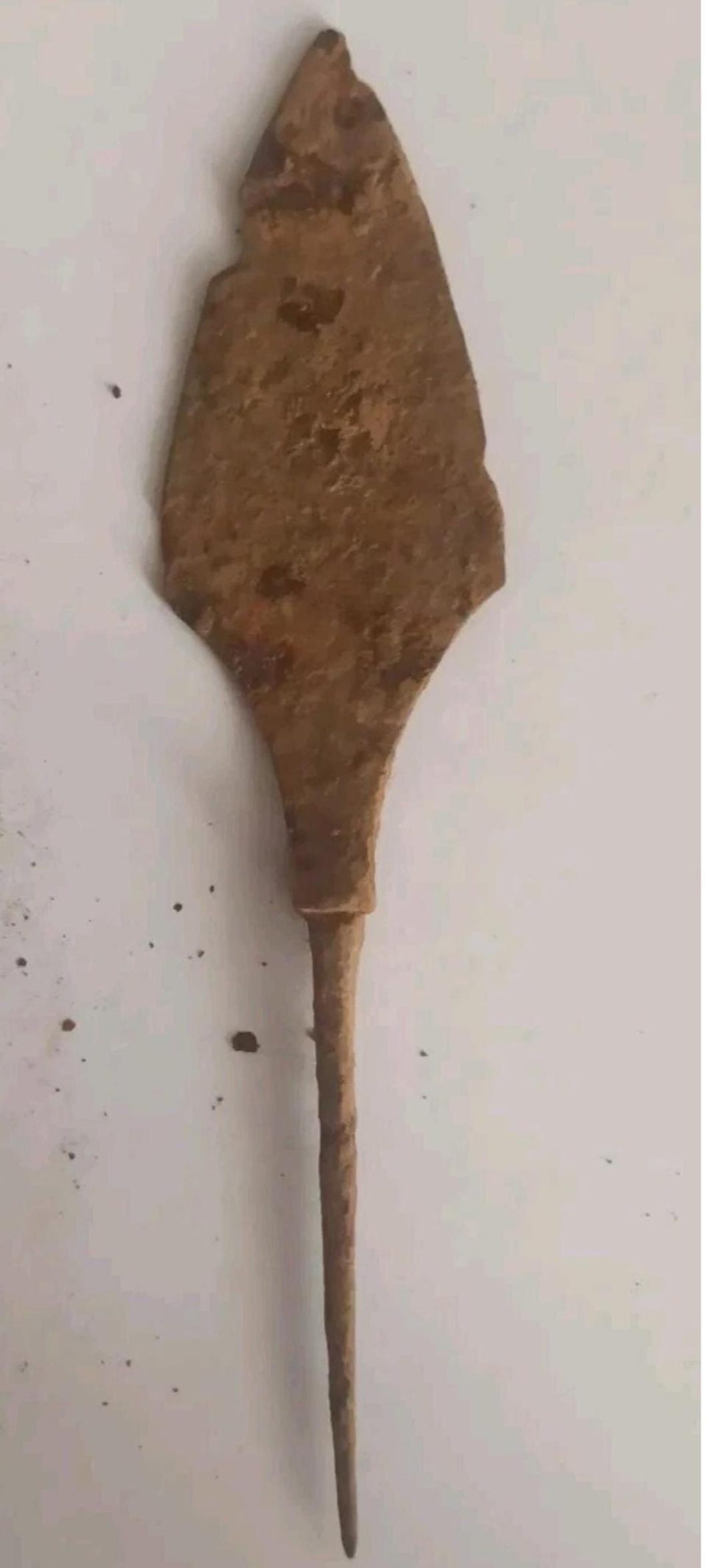 Ancient Roman Iron Leaf-shaped Arrowhead 200-300 Ad. War Relic. British ...
