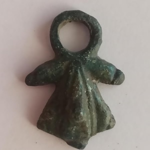 Rare Ancient Roman Bronze Triple-Phallic Pendant 200-300 ad