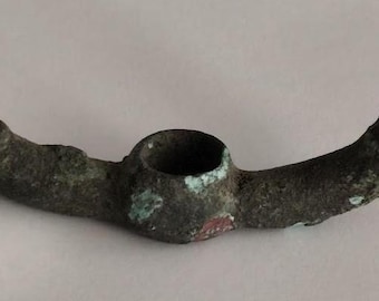 Wearable Ancient Roman Bronze Double-Phallic Pendant 200-300 ad