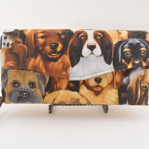 Ready to Ship! Dogs Wallet, Women’s Wallet, ladies corduroy wallet, *NCW023* Beautiful Wallet, Ladies Wallet, NCW Wallet