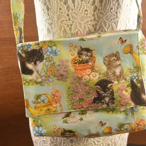 Messenger Bag, *Kätzchen * kleine Kinder Mädchen, Jungen Crossbody Geldbörse