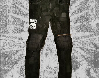クラストパンツ　ハードコア CRUSTパンツ Crust punk クラスト ハードコア punk - メルカリ