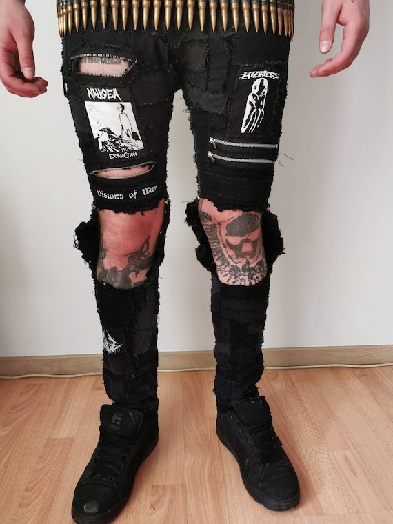 CRUST PANTS / Custom Made / Punk / Crust / Hardcore / | Etsy