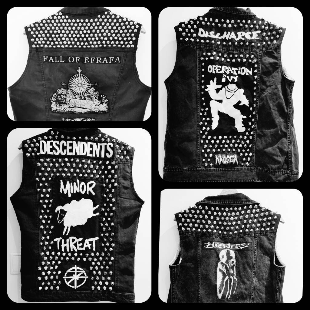 CUSTOM ORDER / Punk Jacket / Punk Vest / Crust Punk / Metal / - Etsy UK