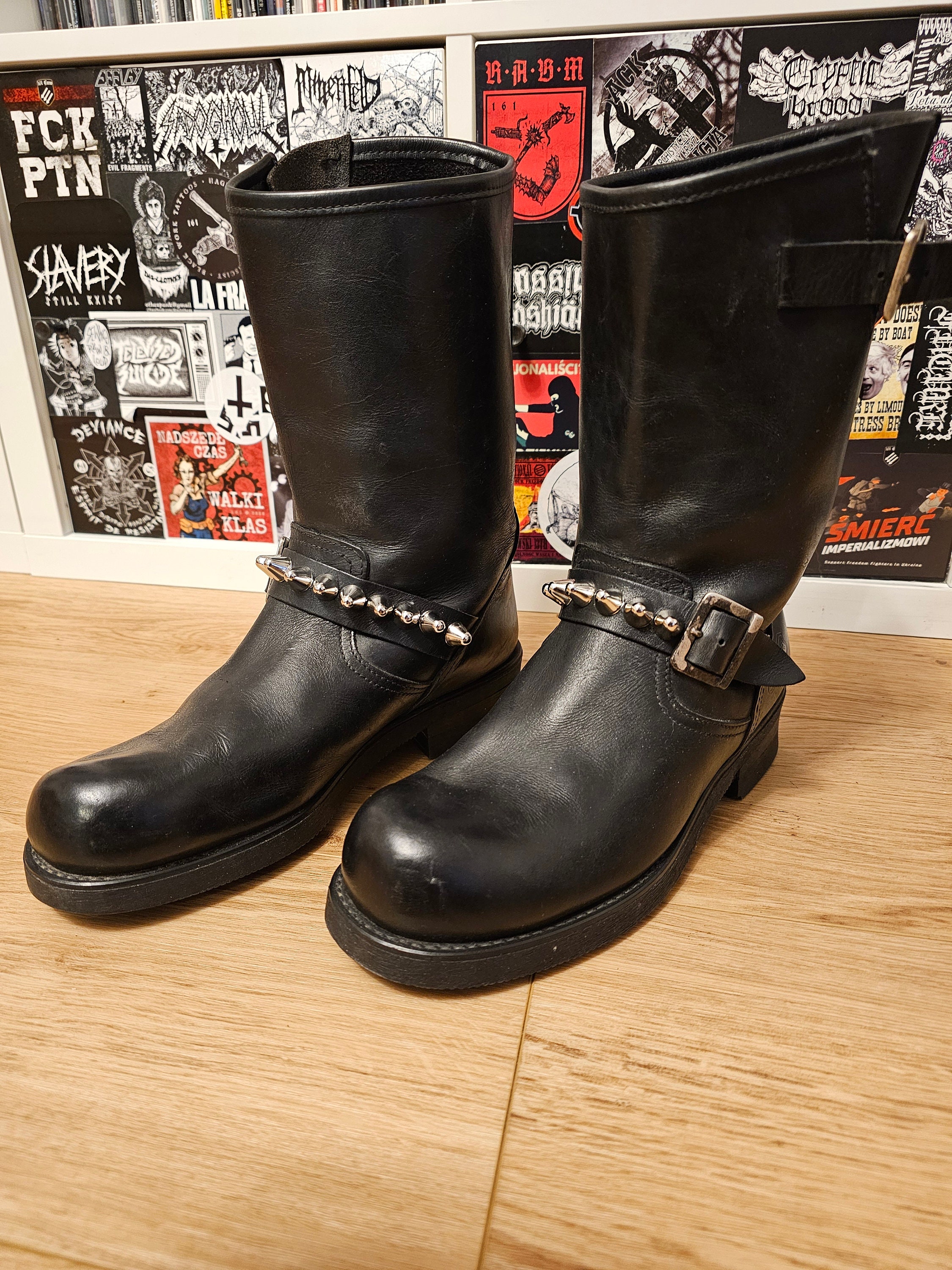 Heavy metal boots Etsy Nederland