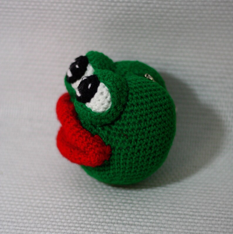  Pepe  The Frog  Meme Plush Sad Frog  Keychain Feels Good Man 