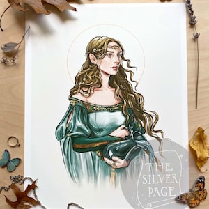 Lady of Light Art Print