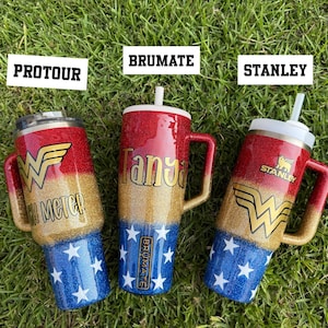 Customized Stanley Tumbler | WW Inspired Tumbler 40oz | Personalized AMERICAN Tumbler| Personalize Tumbler | Stanley Dupe
