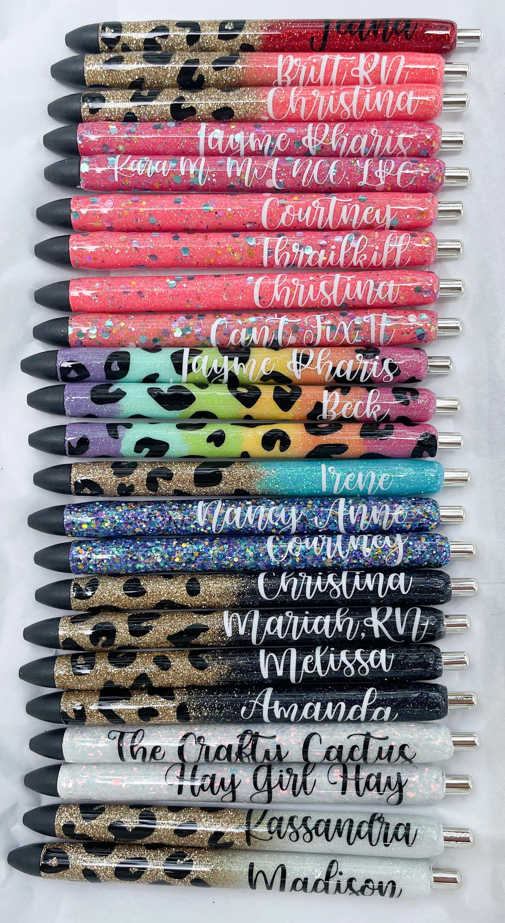 Personalized Glitter Inkjoy Gel Pen: Refillable Black Ink (0.7mm)