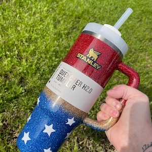 Customized Stanley Tumbler | WonderWoman Inspired Tumbler 40oz | Personalized AMERICAN Tumbler| Personalize Tumbler | Stanley Dupe