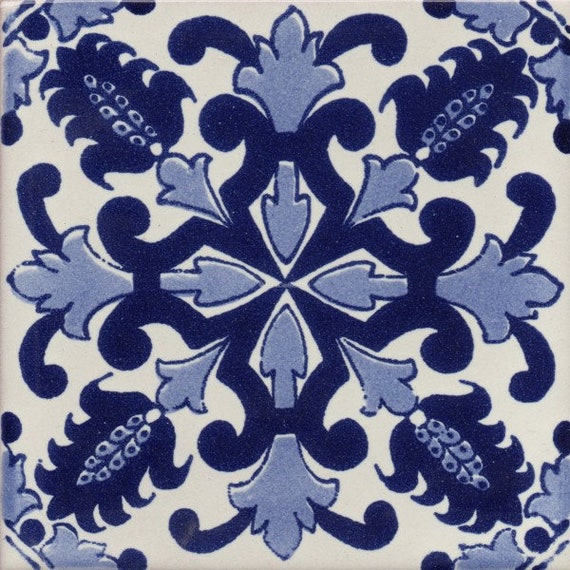 POOL TILES Mexican Talavera Ceramic Frost Proof Handcrafted Tiles