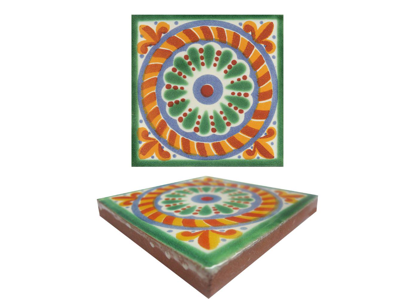 プールタイル メキシコ産タラベラセラミック耐霜性手作りタイル