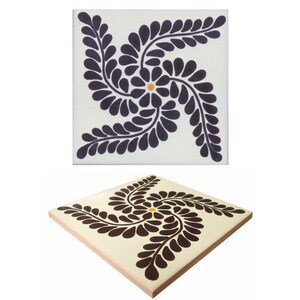 Azulejos de Cerámica de Talavera Mexicana Tradicional Artesanal - Carrion2 - (usted selecciona el tamaño)