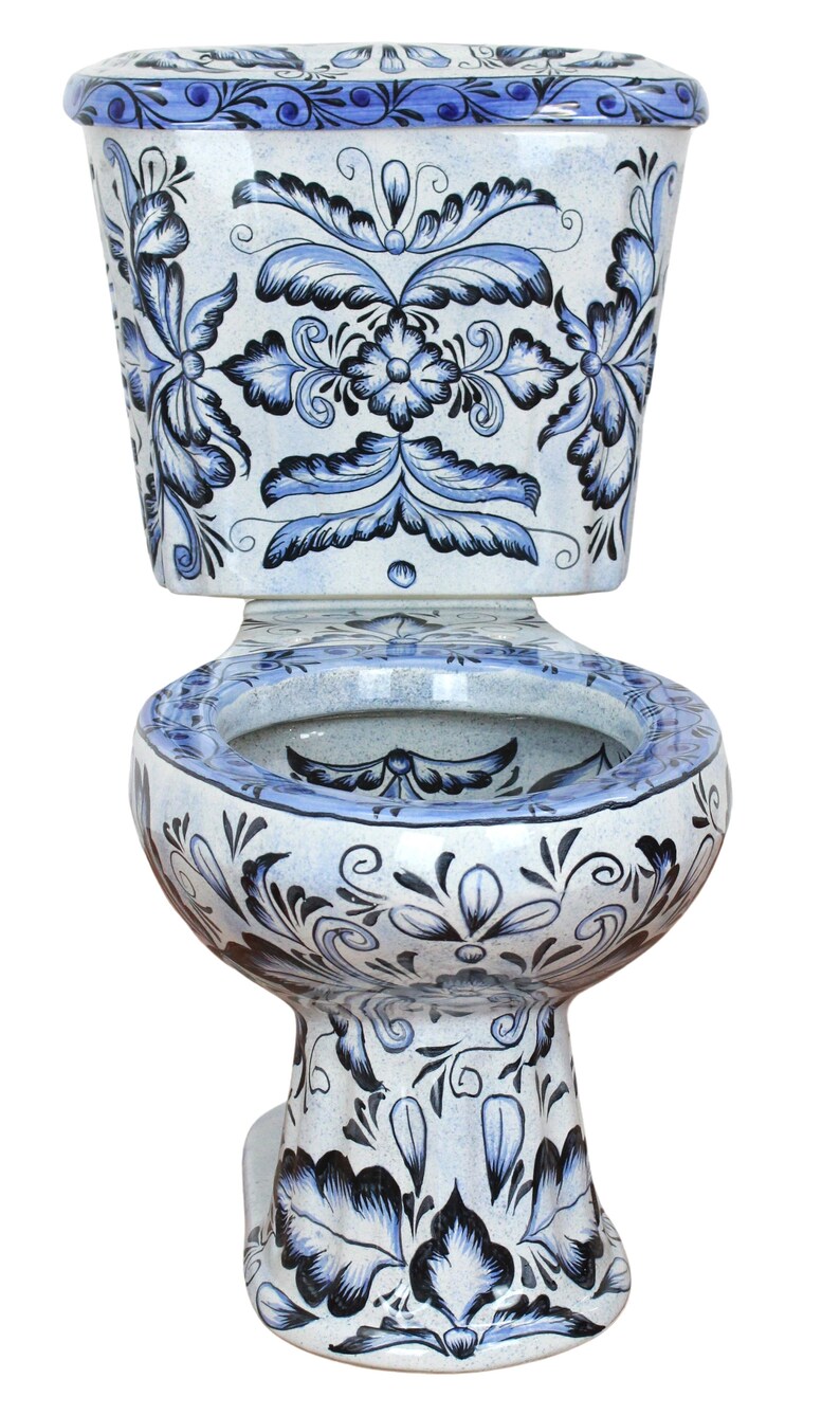 Mexican Roman Style ELONGATED TOILET - Alas de Angel - image 6