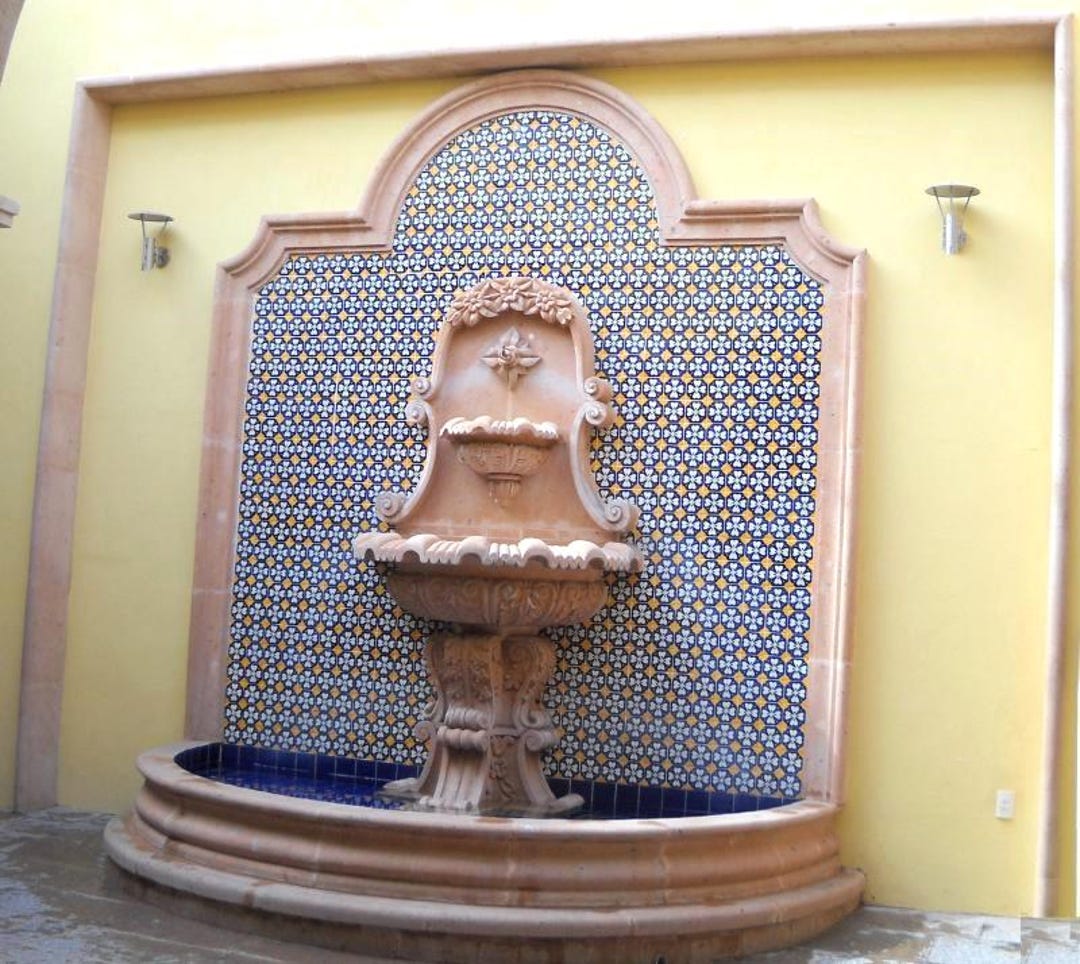 Mexican Fountain Cantera Rosa - Etsy